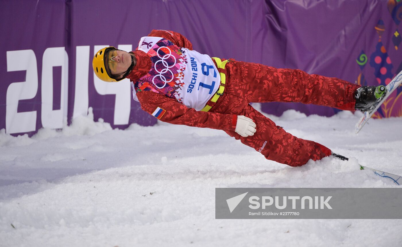 2014 Winter Olympics. Freestyle skiing. Men. Aerials