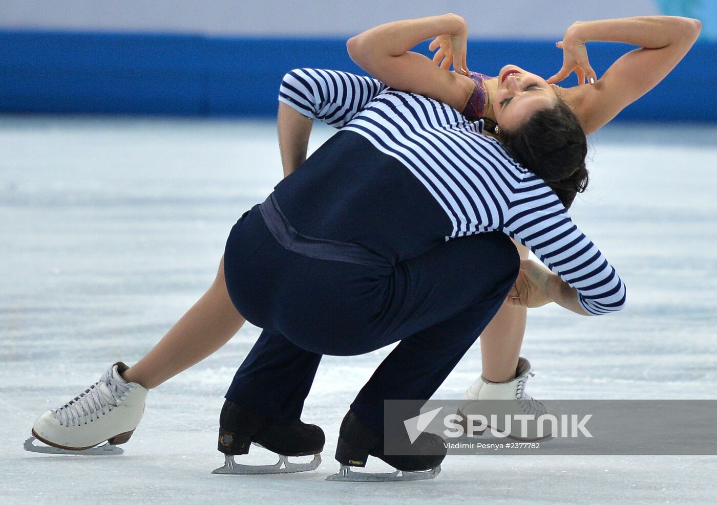 2014 Winter Olympics. Figure skating. Ice dance. Free skating