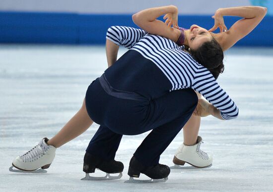 2014 Winter Olympics. Figure skating. Ice dance. Free skating