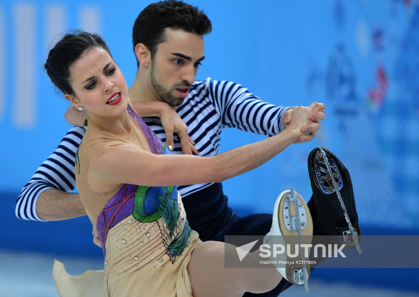 2014 Winter Olympics. Figure skating. Ice dance. Free skating