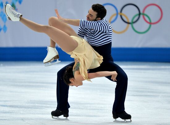 2014 Winter Olympics. Figure skating. Ice dance. Free skating