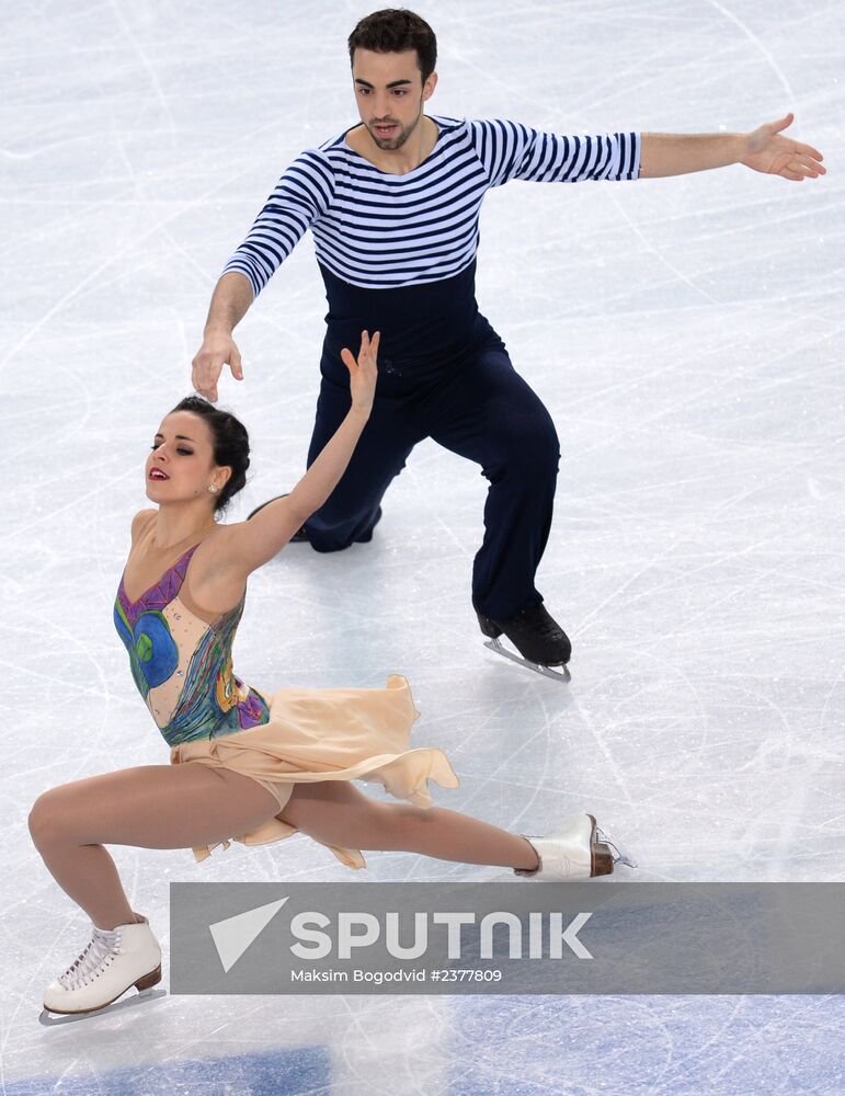 2014 Winter Olympics. Figure skating. Ice dance. Free skating