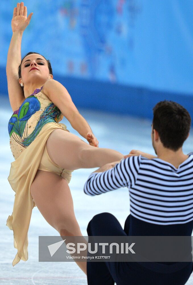 2014 Winter Olympics. Figure skating. Ice dance. Free skating