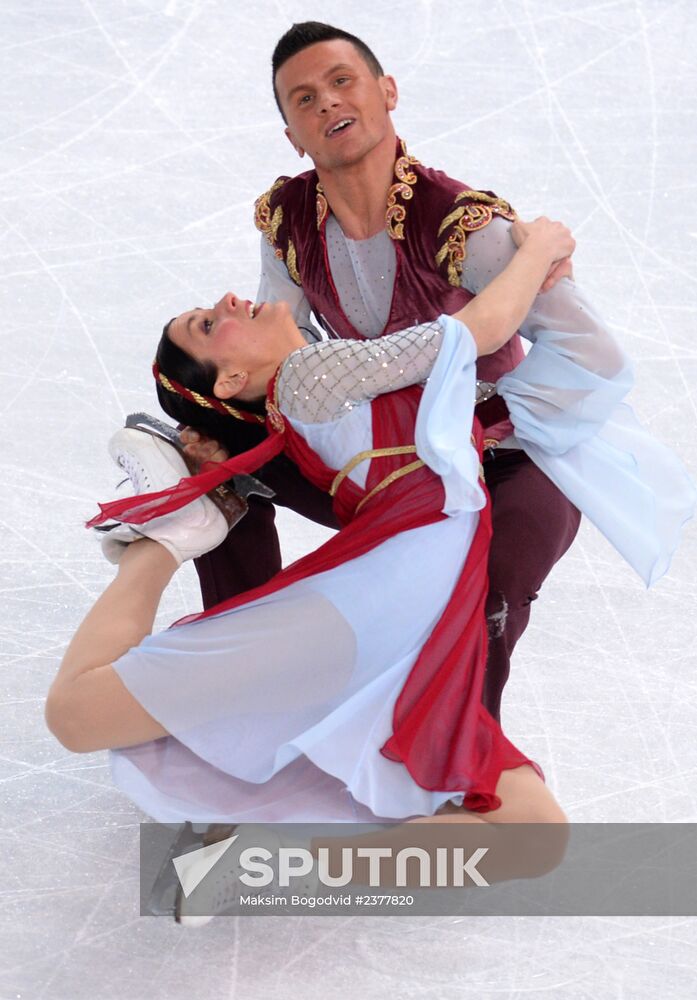 2014 Winter Olympics. Figure skating. Ice dance. Free skating