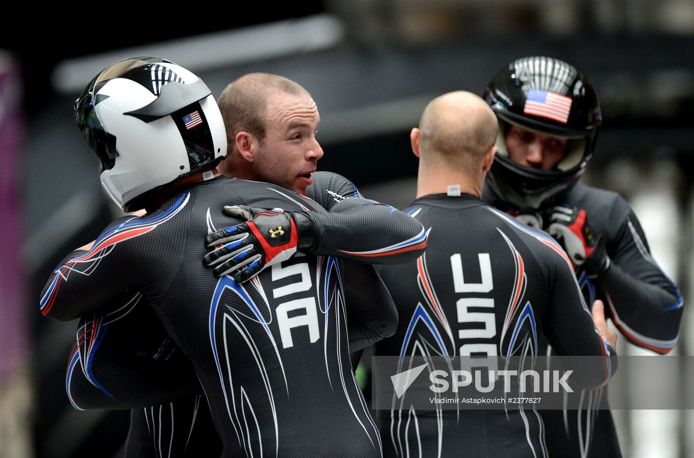2014 Winter Olympics. Bobsleigh. Two-man. Day Two