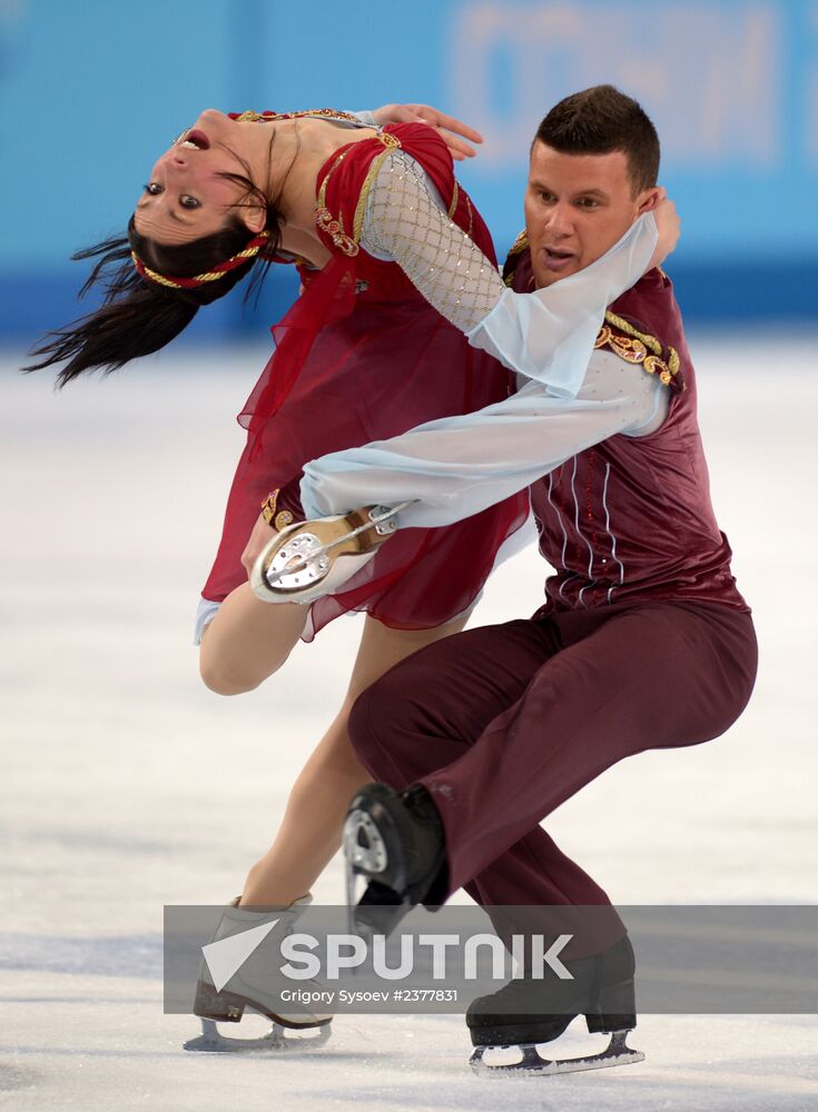 2014 Winter Olympics. Figure skating. Ice dance. Free skating