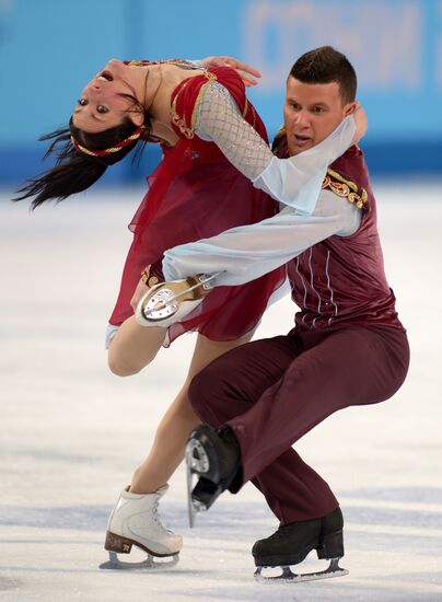 2014 Winter Olympics. Figure skating. Ice dance. Free skating