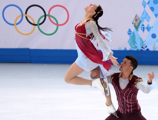 2014 Winter Olympics. Figure skating. Ice dance. Free skating