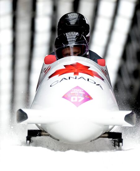 2014 Winter Olympics. Bobsleigh. Two-man. Day Two