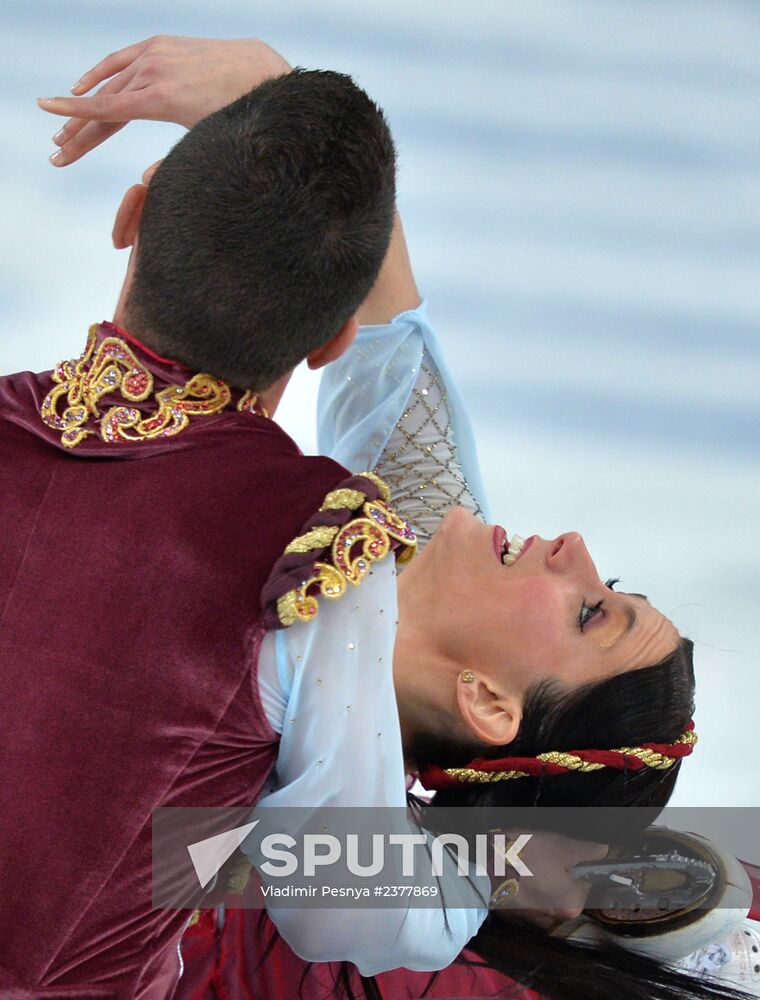 2014 Winter Olympics. Figure skating. Ice dance. Free skating