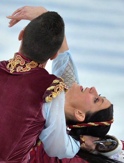 2014 Winter Olympics. Figure skating. Ice dance. Free skating