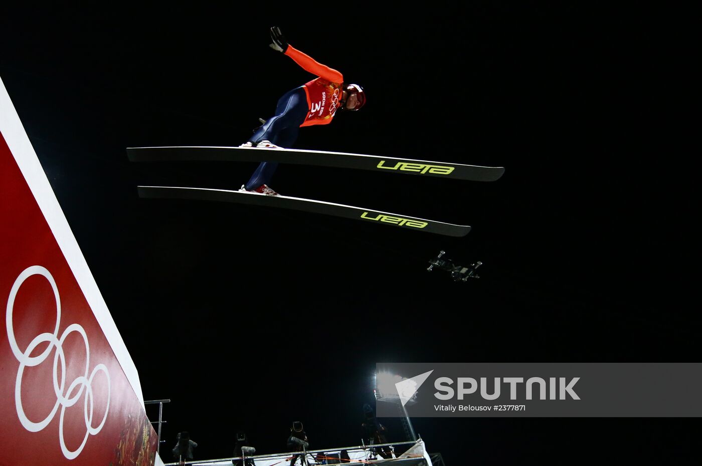 2014 Winter Olympics. Ski jumping. Teams