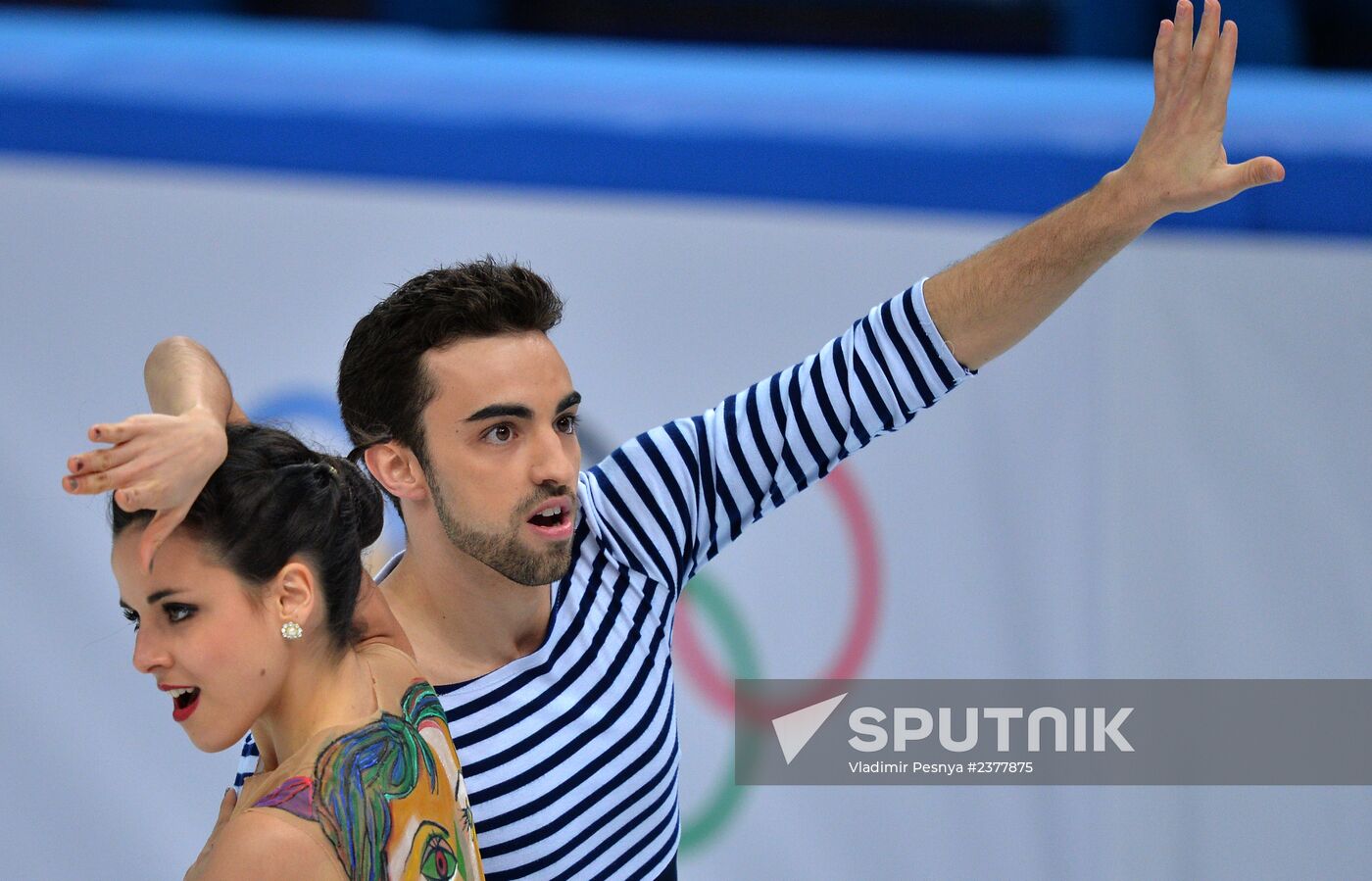 2014 Winter Olympics. Figure skating. Ice dance. Free skating