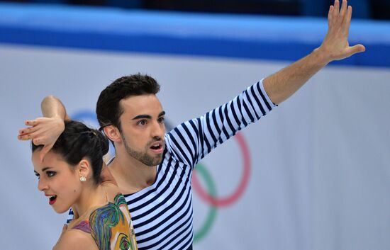 2014 Winter Olympics. Figure skating. Ice dance. Free skating