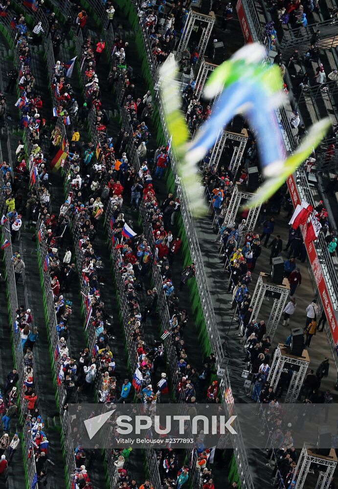 2014 Winter Olympics. Ski jumping. Teams