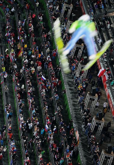 2014 Winter Olympics. Ski jumping. Teams