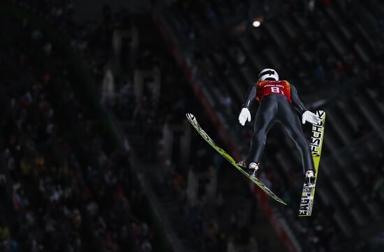2014 Winter Olympics. Ski jumping. Teams