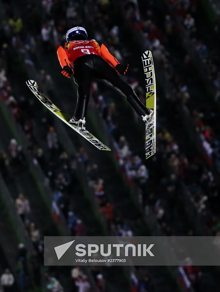 2014 Winter Olympics. Ski jumping. Teams