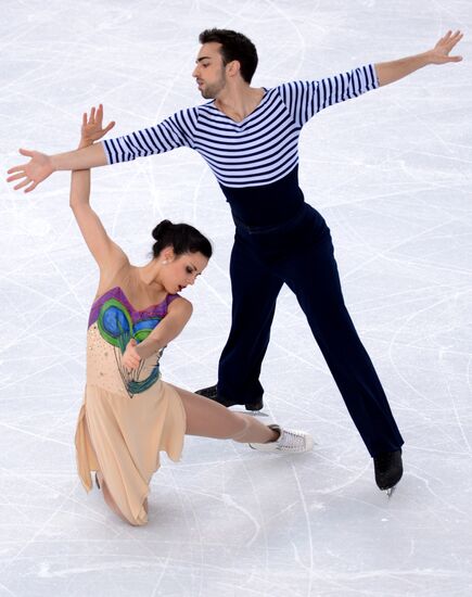 2014 Winter Olympics. Figure skating. Ice dance. Free skating