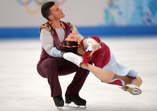 2014 Winter Olympics. Figure skating. Ice dance. Free skating