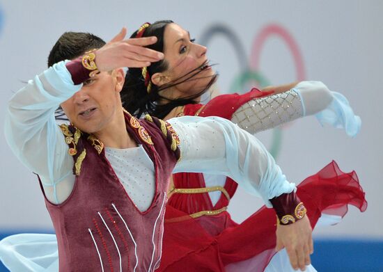 2014 Winter Olympics. Figure skating. Ice dance. Free skating