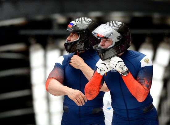 2014 Winter Olympics. Bobsleigh. Two-man. Day Two