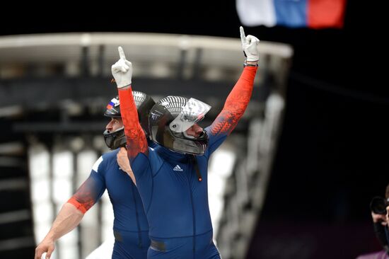 2014 Winter Olympics. Bobsleigh. Two-man. Day Two
