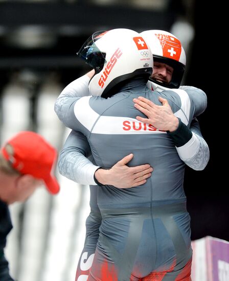 2014 Winter Olympics. Bobsleigh. Two-man. Day Two