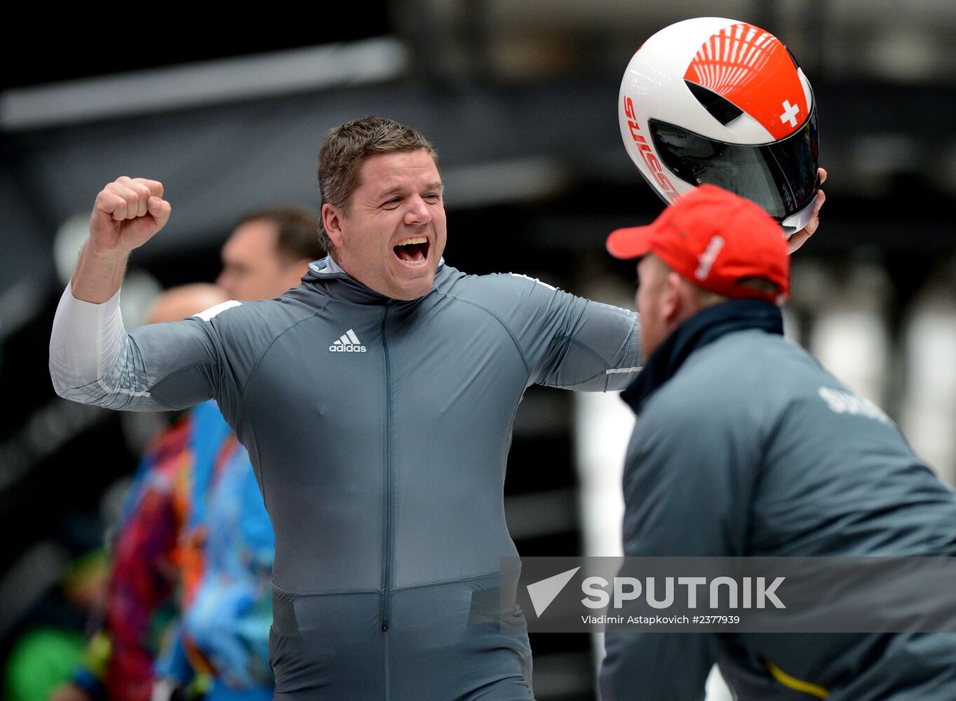 2014 Winter Olympics. Bobsleigh. Two-man. Day Two