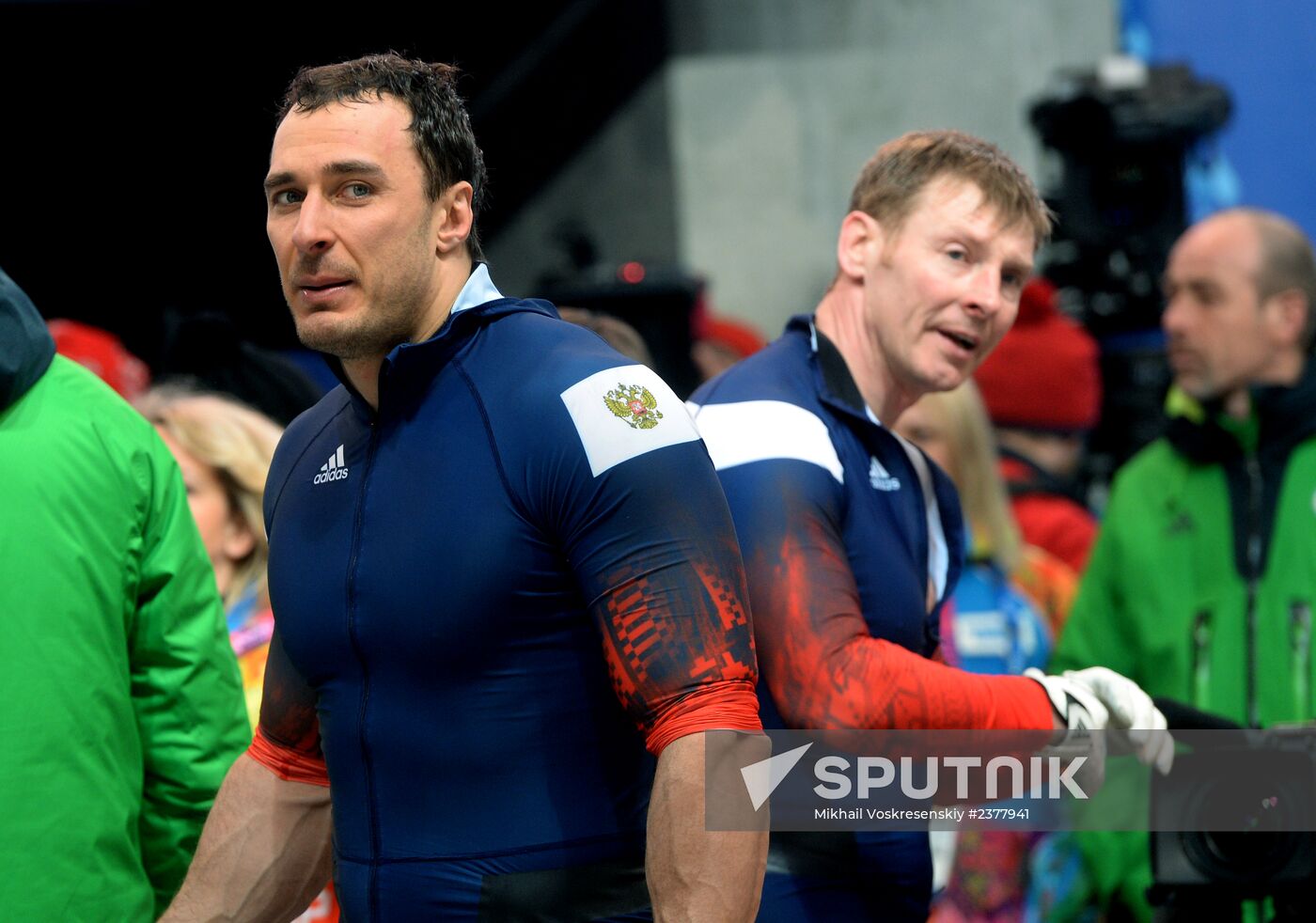 2014 Winter Olympics. Bobsleigh. Two-man. Day Two