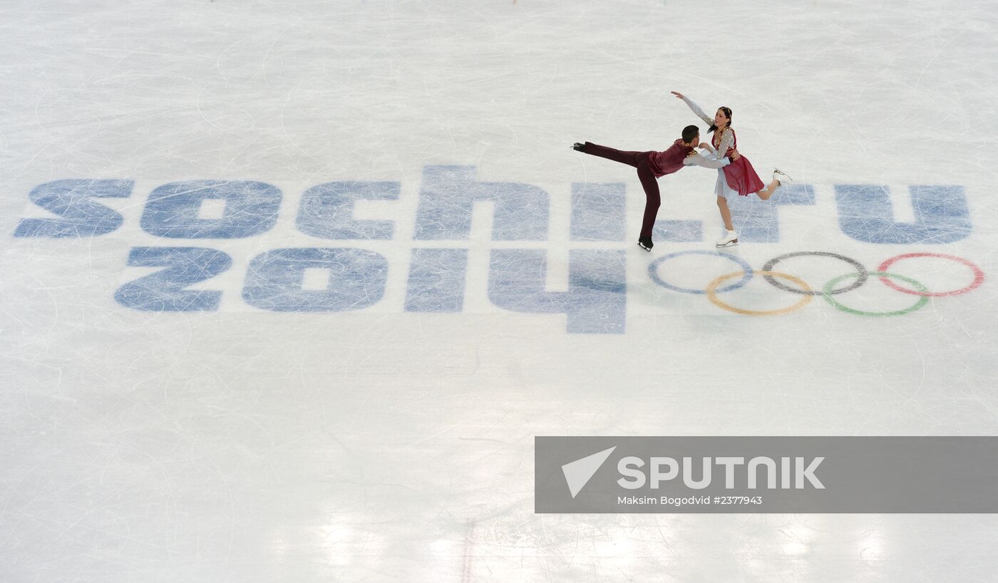 2014 Winter Olympics. Figure skating. Ice dance. Free skating