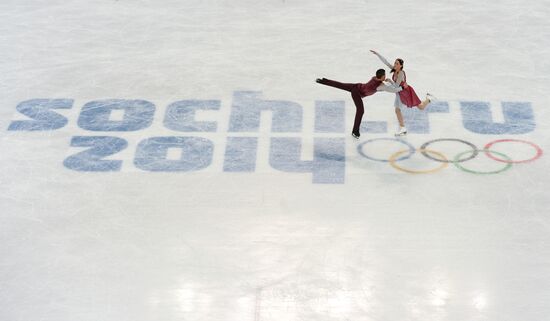 2014 Winter Olympics. Figure skating. Ice dance. Free skating