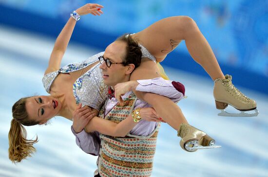 2014 Winter Olympics. Figure skating. Ice dance. Free skating