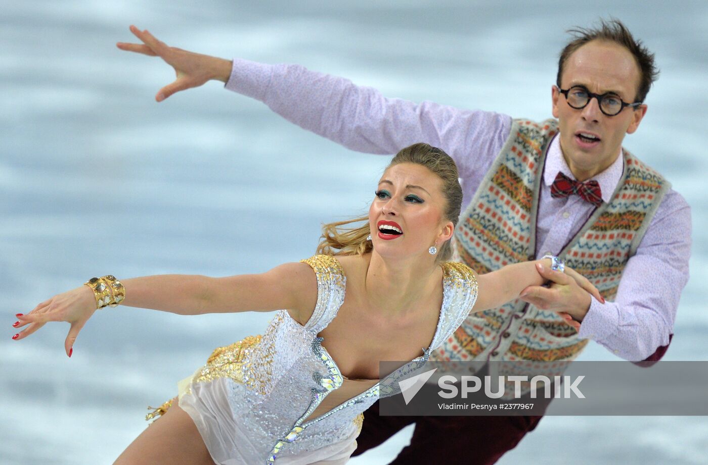 2014 Winter Olympics. Figure skating. Ice dance. Free skating