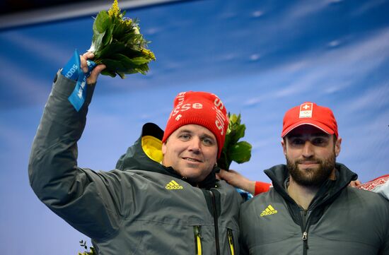 2014 Winter Olympics. Bobsleigh. Two-man. Day Two