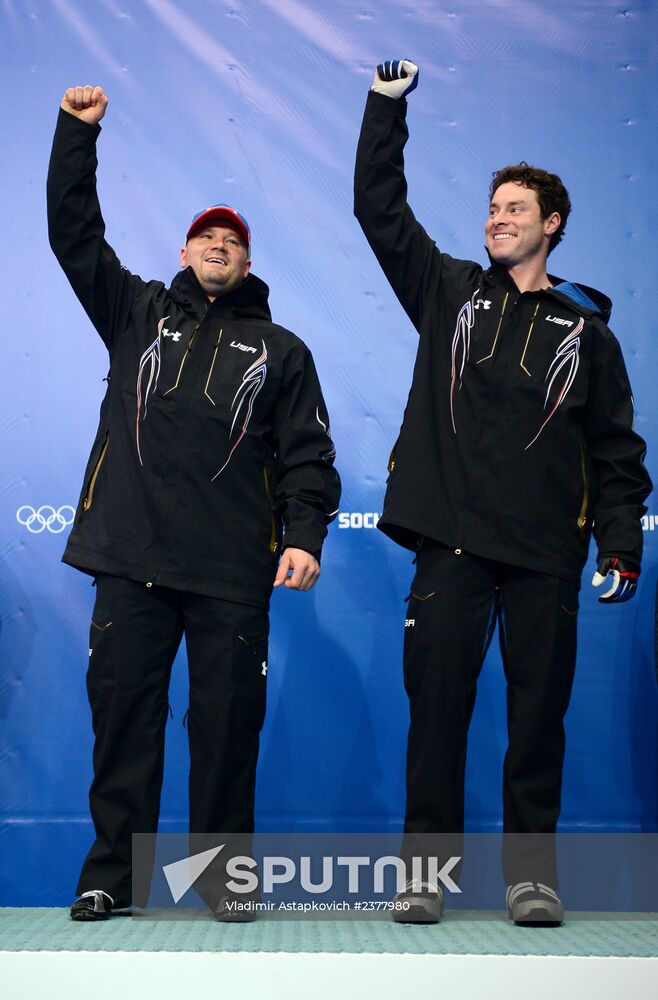 2014 Winter Olympics. Bobsleigh. Two-man. Day Two