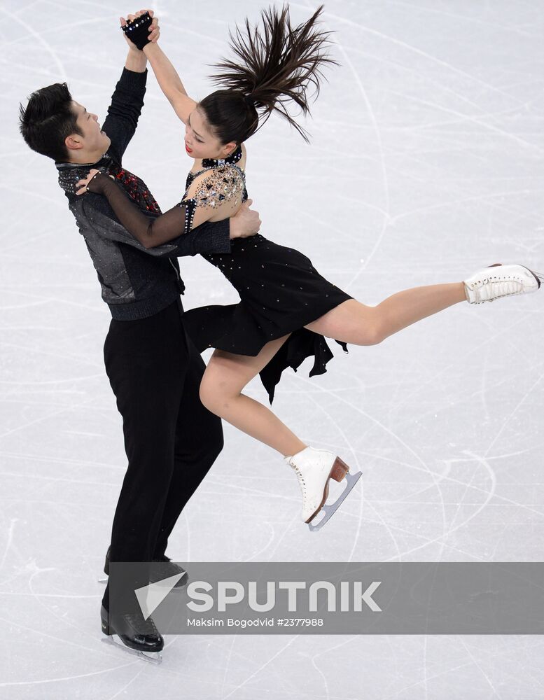 2014 Winter Olympics. Figure skating. Ice dance. Free skating