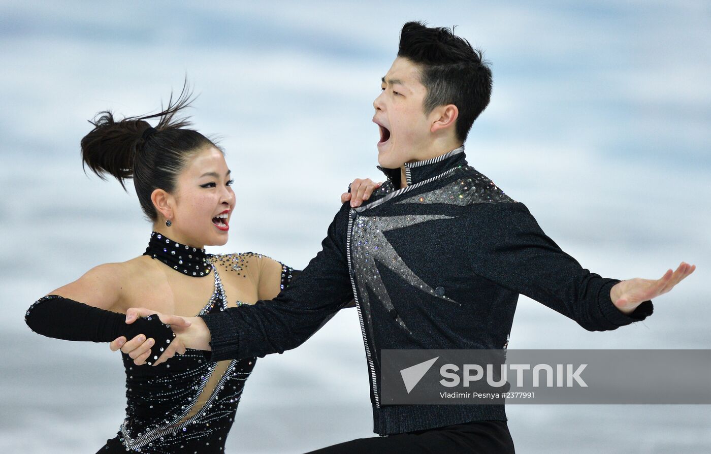 2014 Winter Olympics. Figure skating. Ice dance. Free skating