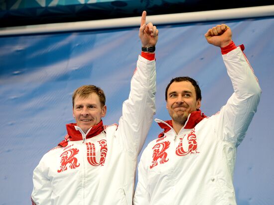 2014 Winter Olympics. Bobsleigh. Two-man. Day Two