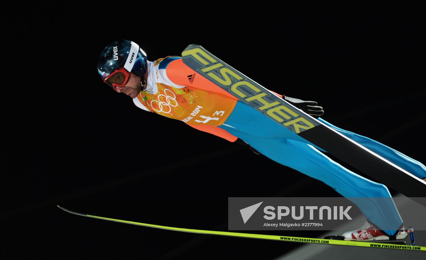 2014 Winter Olympics. Ski jumping. Teams