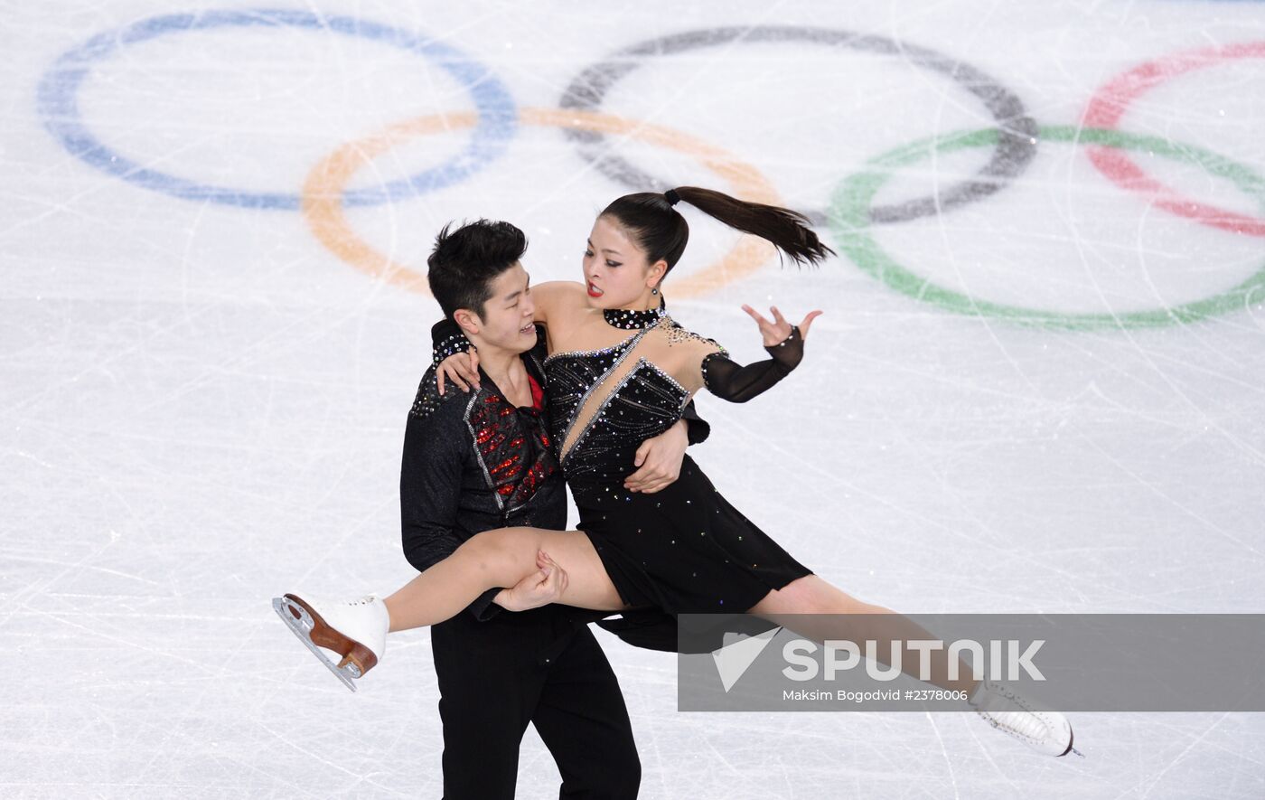 2014 Winter Olympics. Figure skating. Ice dance. Free skating