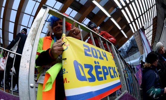 2014 Winter Olympics. Bobsleigh. Two-man. Day Two