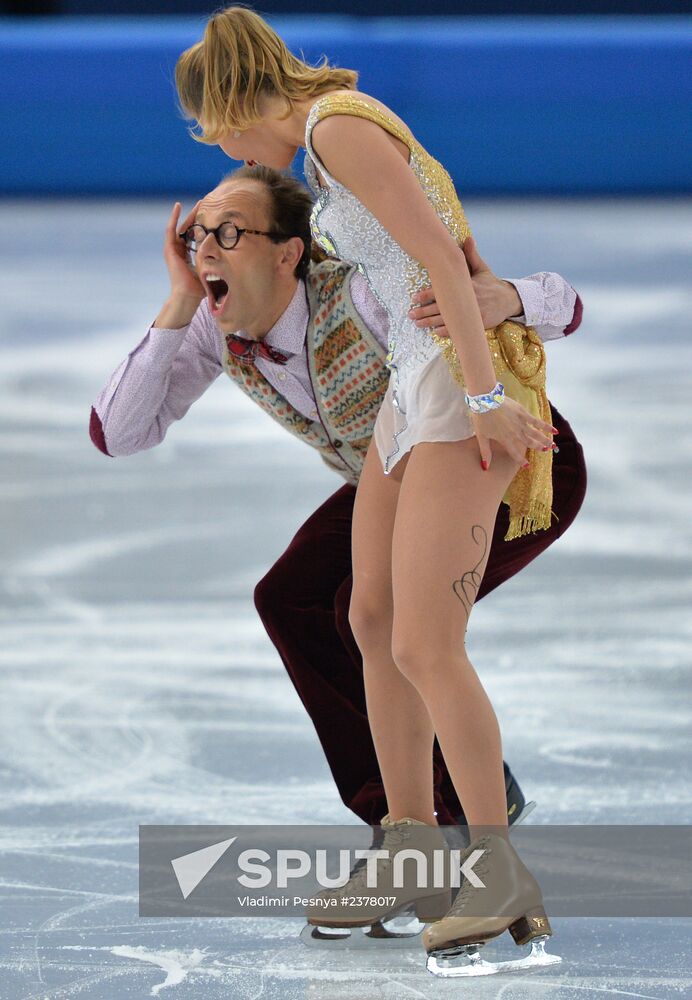 2014 Winter Olympics. Figure skating. Ice dance. Free skating