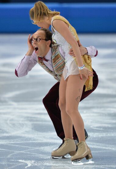 2014 Winter Olympics. Figure skating. Ice dance. Free skating