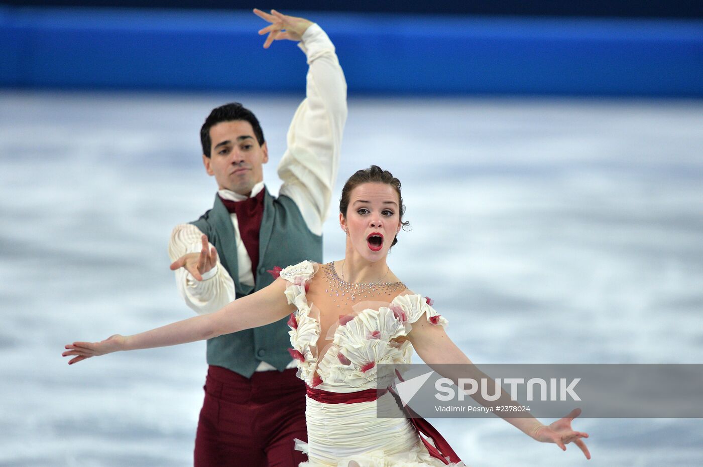 2014 Winter Olympics. Figure skating. Ice dance. Free skating