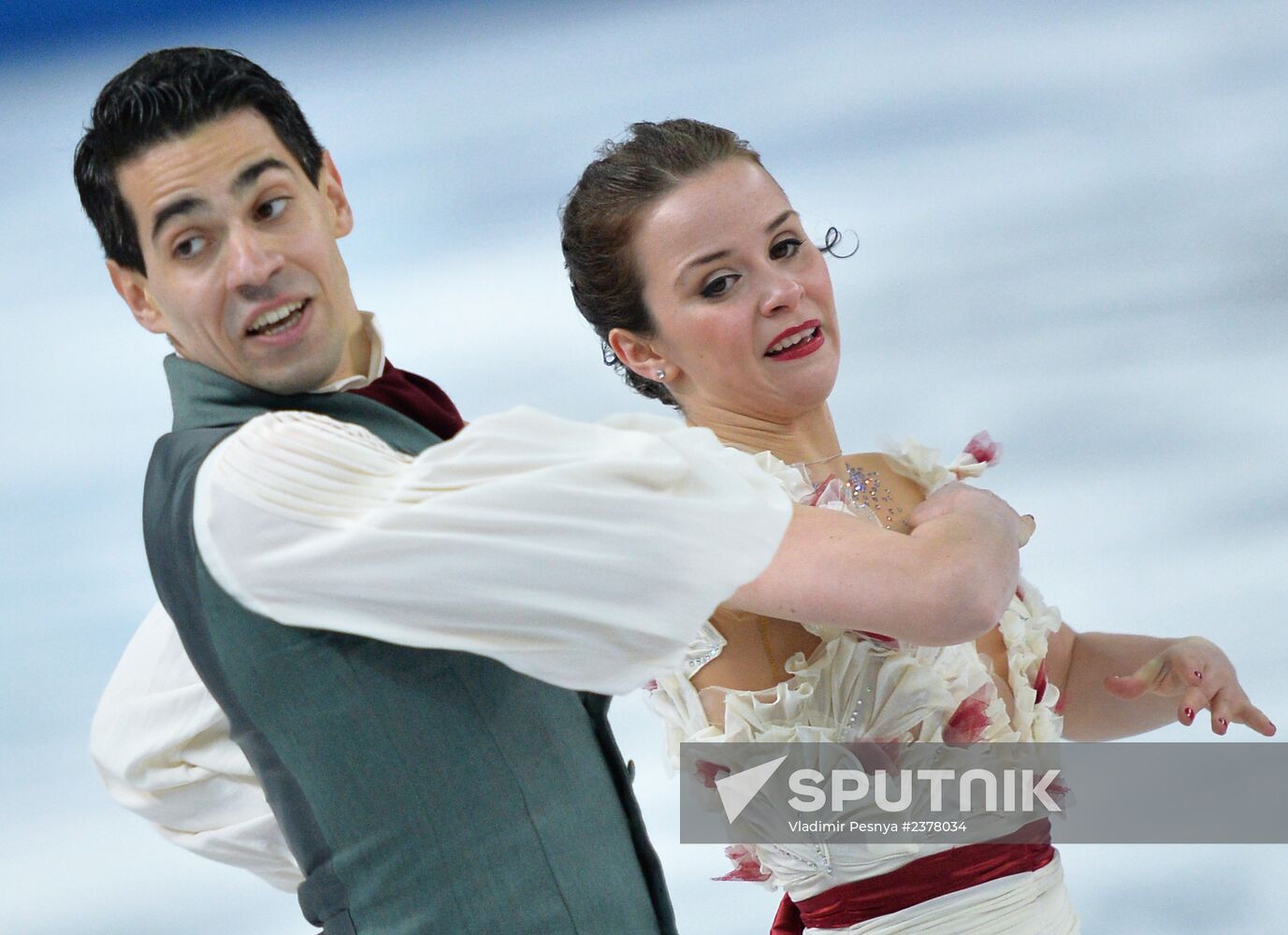 2014 Winter Olympics. Figure skating. Ice dance. Free skating