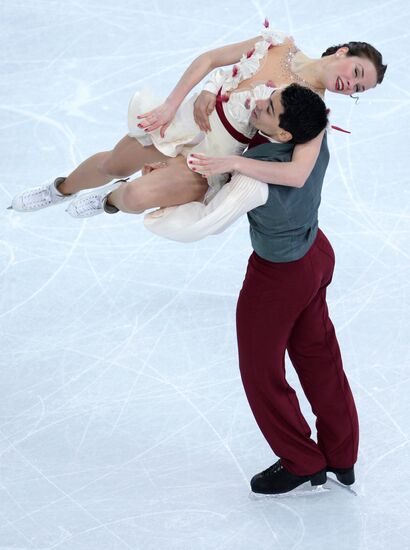 2014 Winter Olympics. Figure skating. Ice dance. Free skating