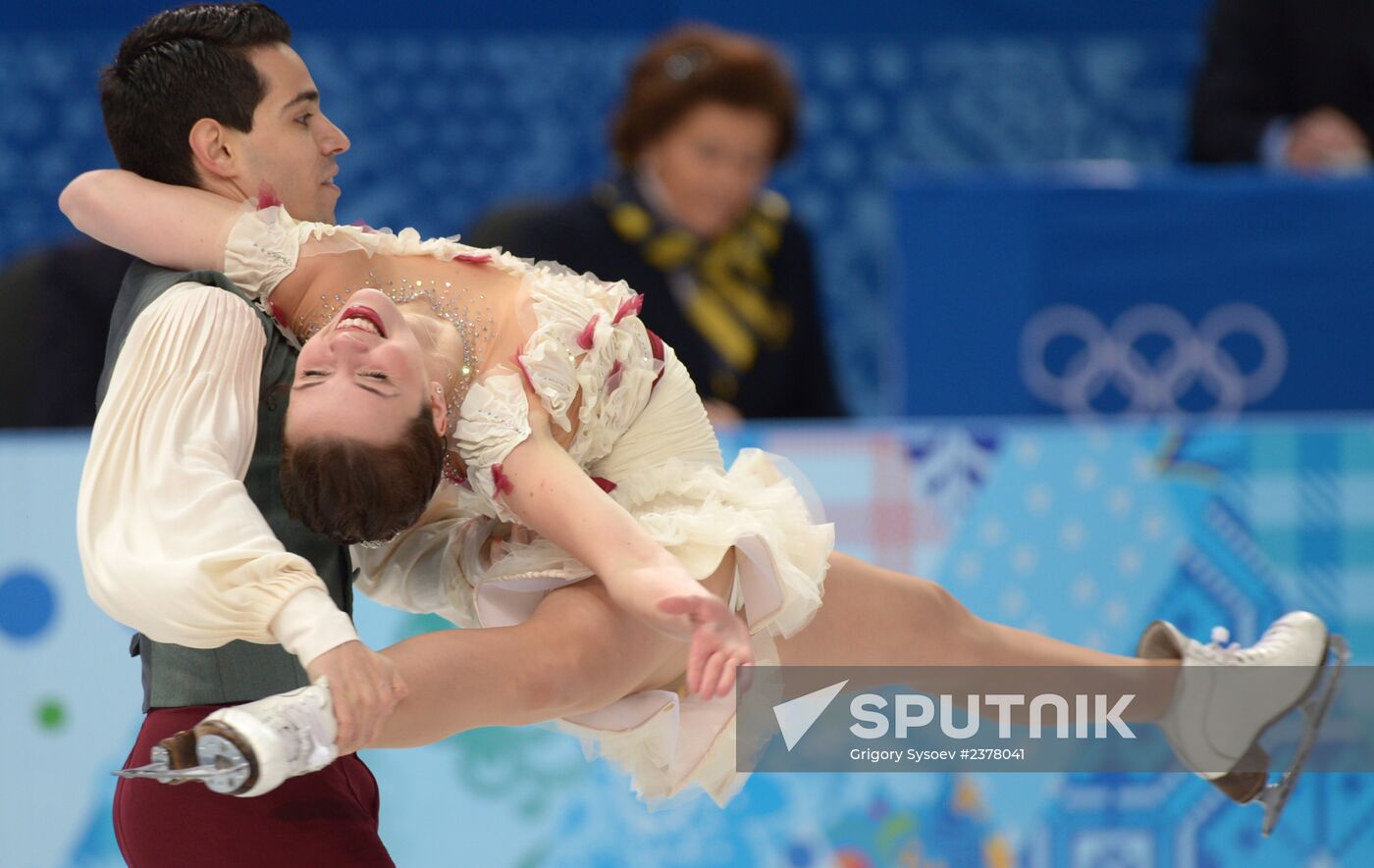 2014 Winter Olympics. Figure skating. Ice dance. Free skating