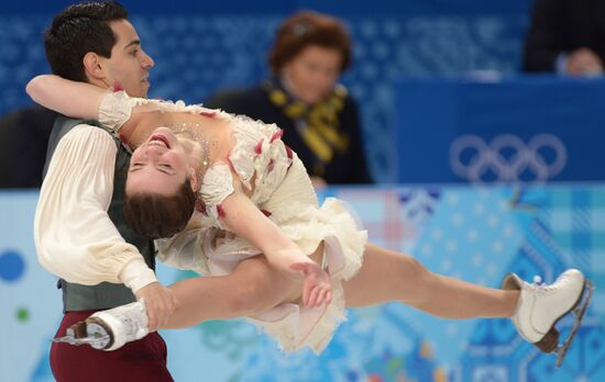 2014 Winter Olympics. Figure skating. Ice dance. Free skating