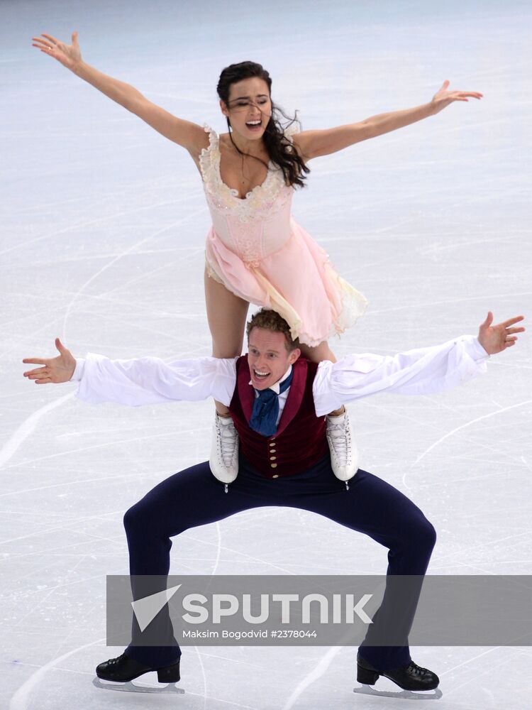 2014 Winter Olympics. Figure skating. Ice dance. Free skating